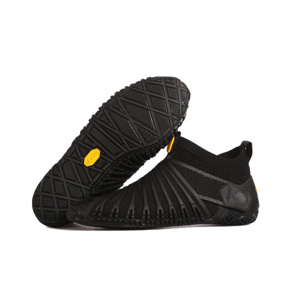 Vibram Furoshiki Colombia - Zapatos Vibram Hombre Furoshiki Knit High Negras | NZFPGE524